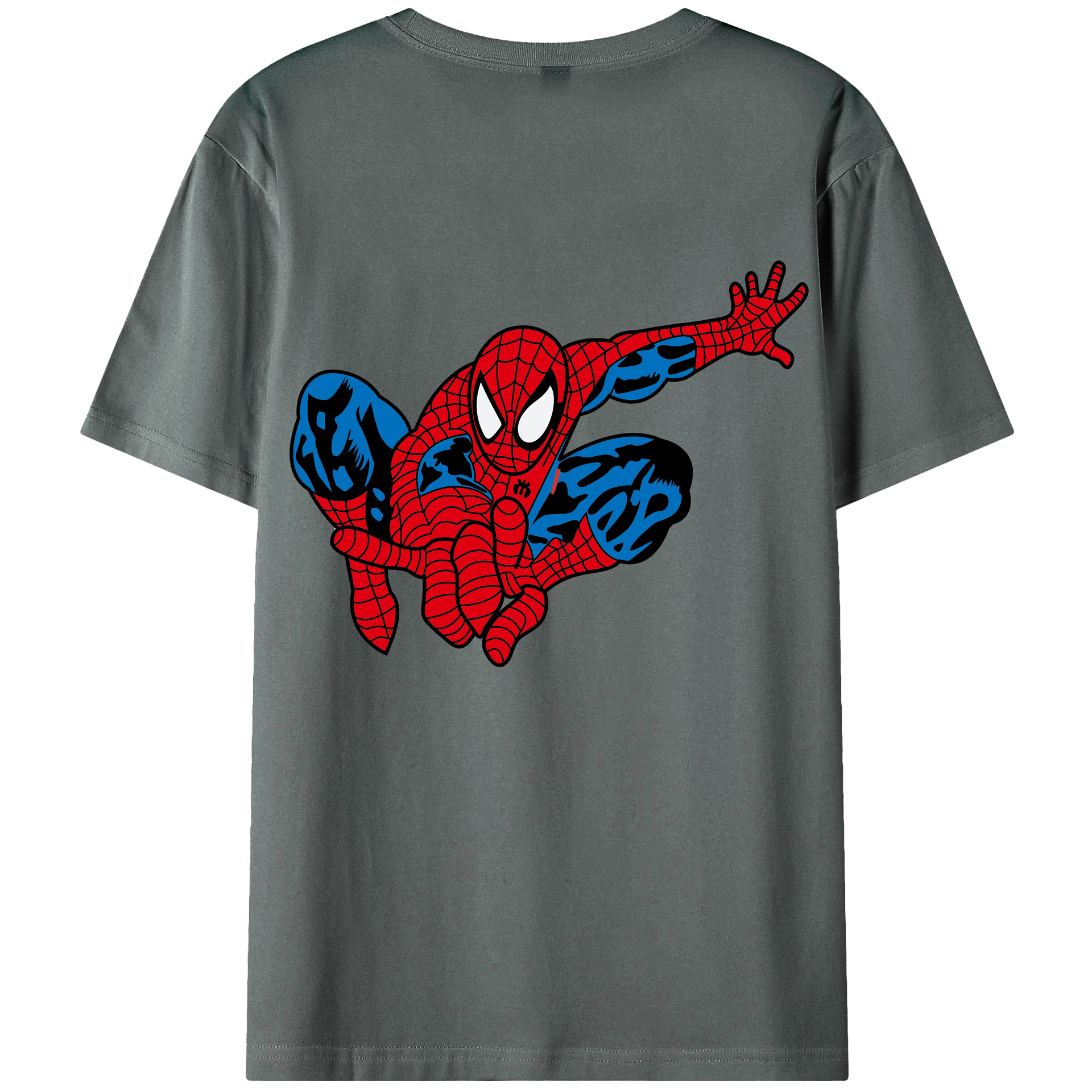 （画像用） アベンジャーズ The Avengers 綿100％ メンズ半袖Tシャツ（バックプリント） 通気性